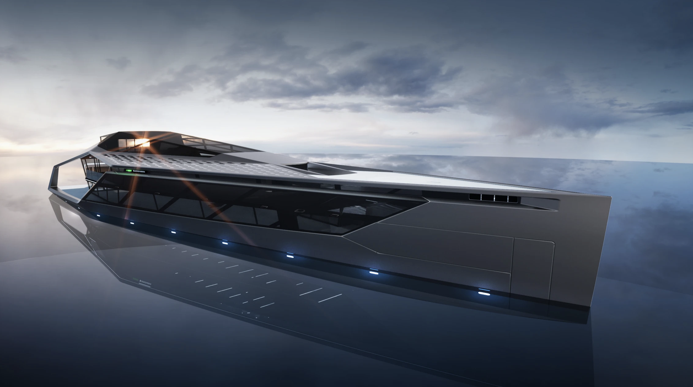 The Futuristic 230-Foot Superyacht Concept - A Giant Of The Oceans
